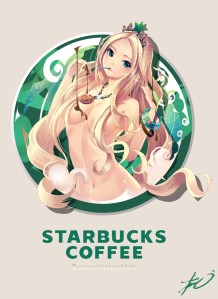 Starbucks Girl by Easycrew